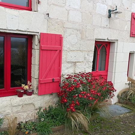 Gite Des Perreyeurs - Maison Troglodyte Avec Vue Sur Loire Montsoreau Rom bilde