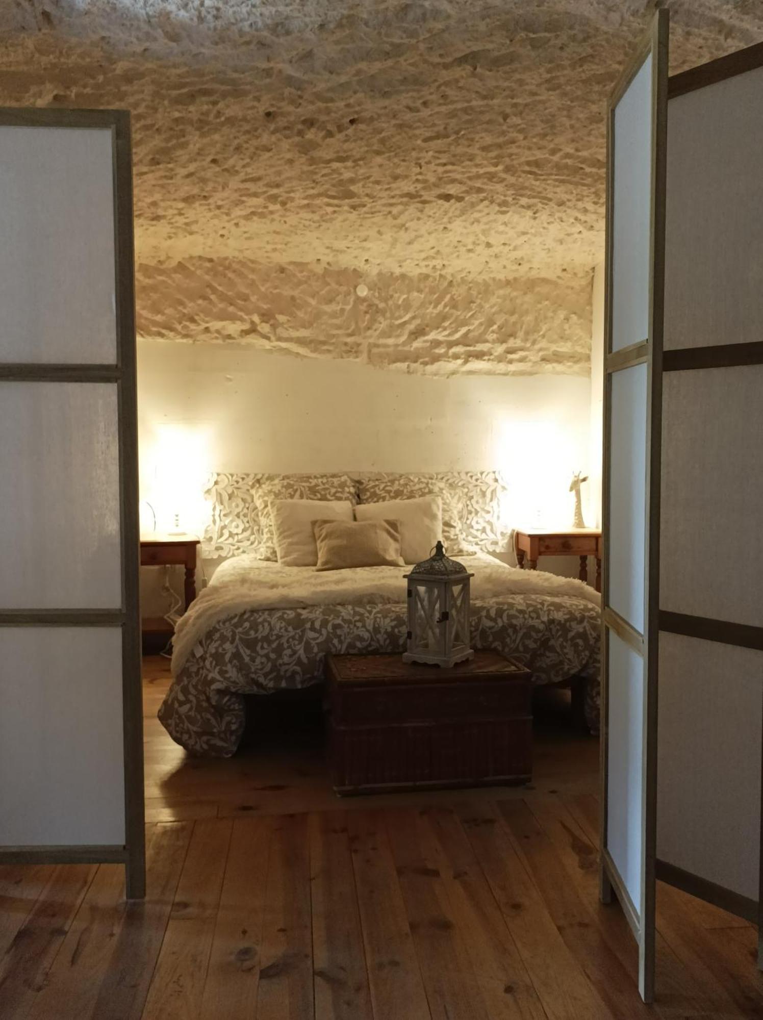 Gite Des Perreyeurs - Maison Troglodyte Avec Vue Sur Loire Montsoreau Eksteriør bilde